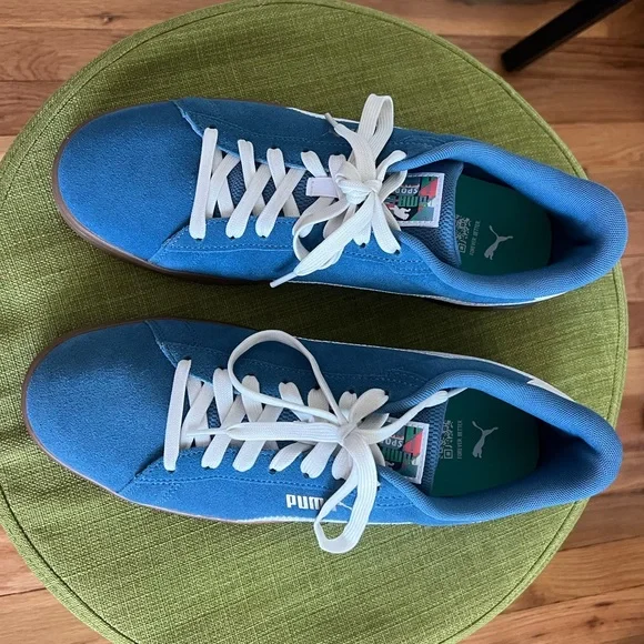 Puma Men’s Smash 3.0 Year of Sports Lace Up Sneakers - Blue - Picture 6 of 10